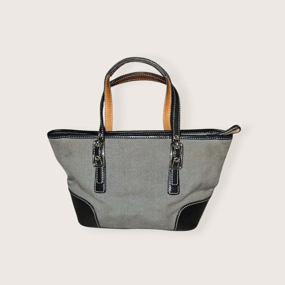 Vintage Coach 2002 Hampton Small Tote Black